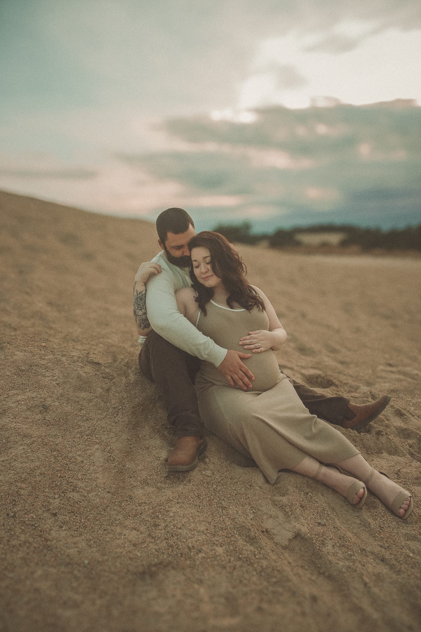 Candid family moment captured by East Hampton photographer